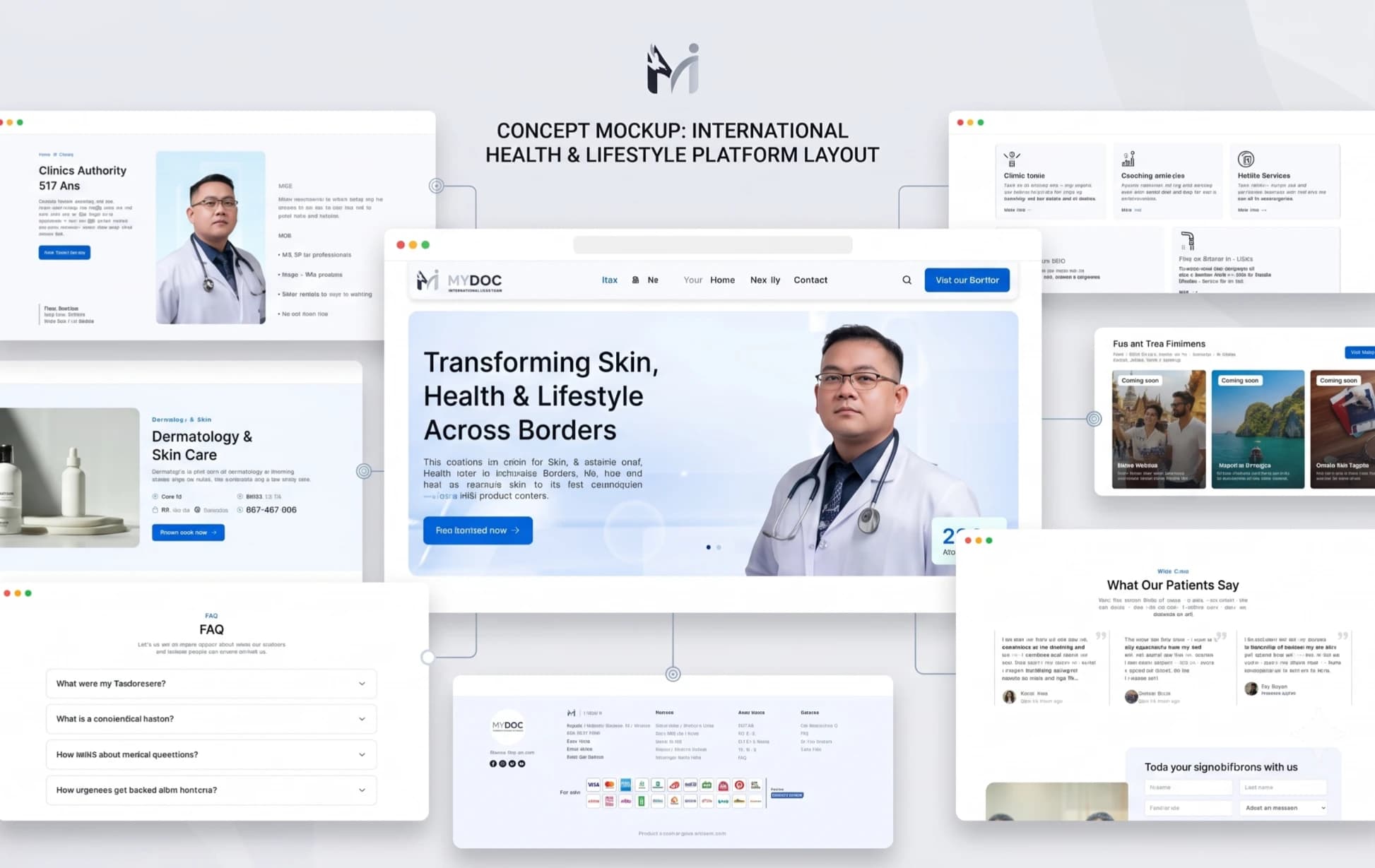 Doctor website development