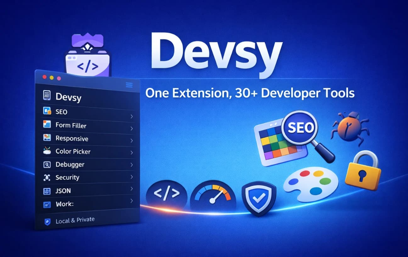 Devsy – A Smart Extension for Developers | Moksedul