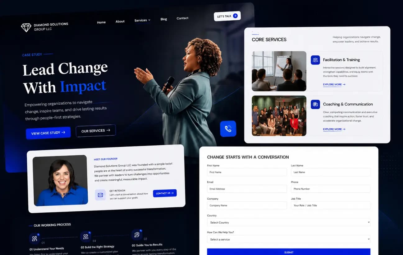 Diamond Solutions Group Website