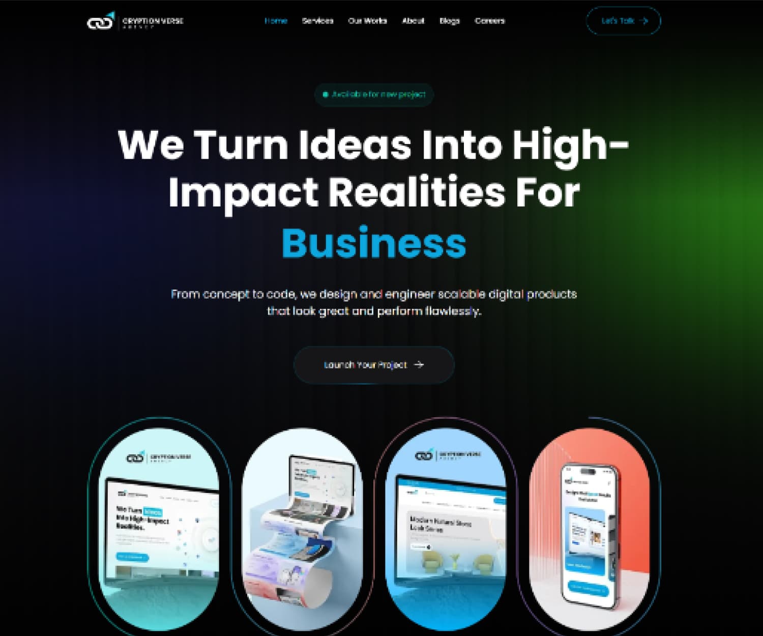 Digital Agency with Admin Panel