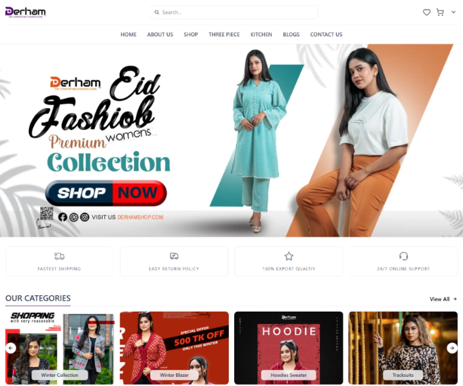 Clothing Store with Admin Panel