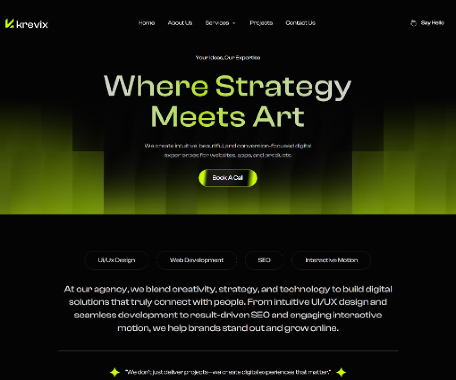 Web Agency with Admin Panel